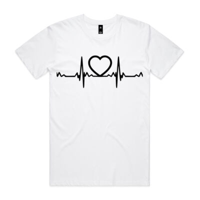ECG Heart Mens Staple Tee - AS COLOUR, 5001 Staple Thumbnail