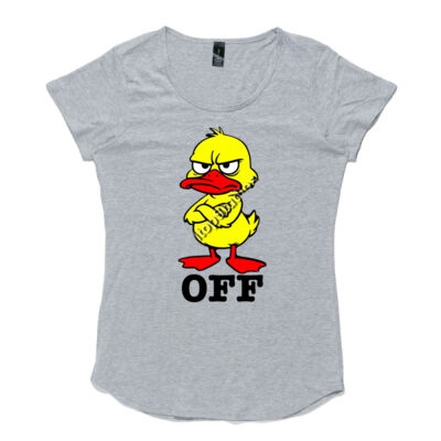 Duck OFF Women's Mali Capped Sleeve Tee - AS COLOUR, 4008 Mali Thumbnail